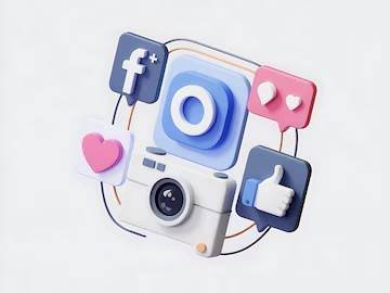 Social Media Marketing Process 2 Social Media Marketing Process FB Likes Hearts Camera
